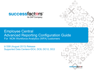 Employee Central Advanced Reporting Configuration Guide for