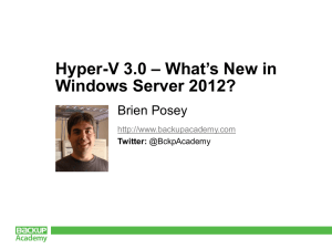 What`s New in Windows Server 2012