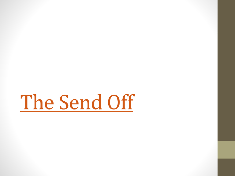 Difference Between Send Off And Send Forth