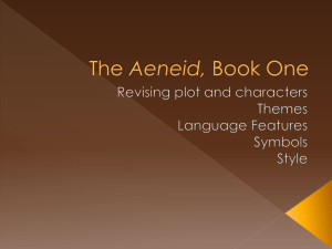 The Aeneid, Book One - without pictures