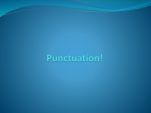 Punctuation Presentation - by Laura Fussell (powerpoint)