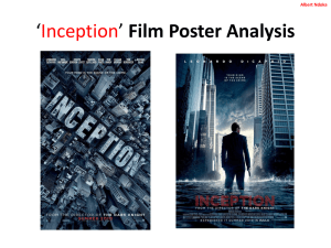 *Inception* Film Poster Analysis