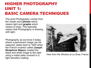 Basic Camera Techniques