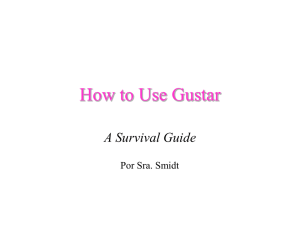 How to Use Gustar