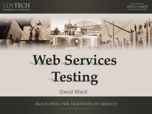 Web Services Testing