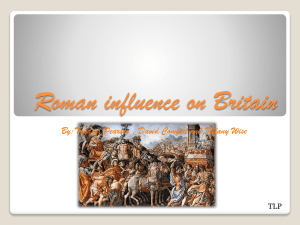 Roman influence on Britain - Eckman