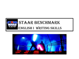 Bench English I Writing