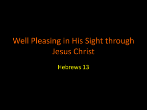 Hebrews 13