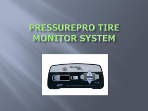 PressurePro Tire Monitor System.ppt