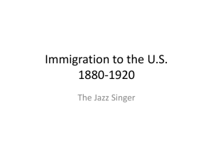 Immigration to the U.S. 1880-1920