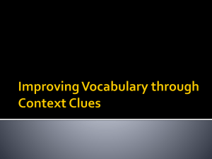Types of Context Clues