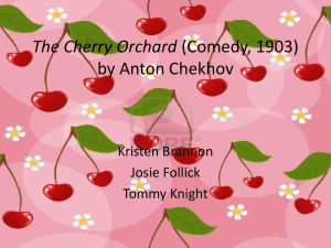 The Cherry Orchard (Comedy, 1903) by Anton Chekhov