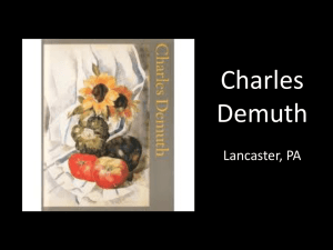 Charles Demuth powerpoint