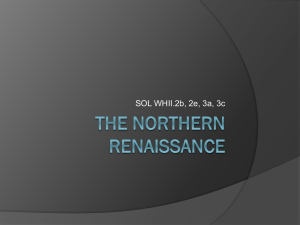The Northern Renaissance Begins