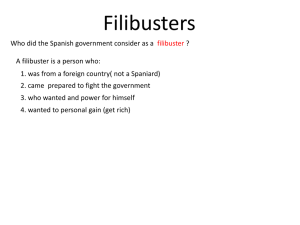 Filibusters