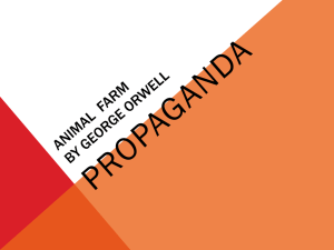 Propaganda in Animal Farm