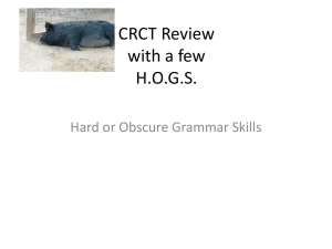 CRCT H.O.G.S. - OnMyCalendar