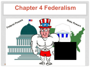 Chapter 4 Federalism
