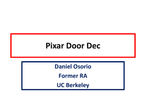 Pixar Door Decs