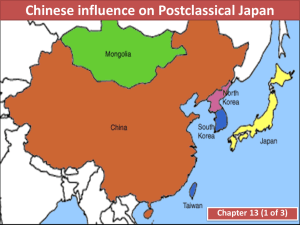 Chinese Influence on Japan