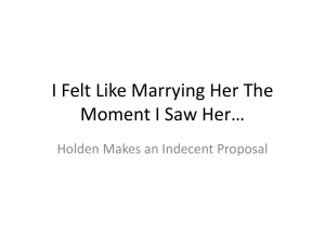I Felt Like Marrying Her The Moment I Saw Her*
