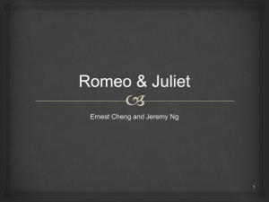 Romeo & Juliet - WordPress.com