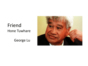 Friend Hone Tuwhare