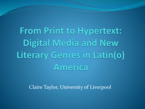 From Print to Hypertext: Digital Media and New