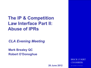 IP/competition - Competition Law Association