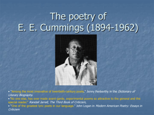 Poetry of E. E. Cummings