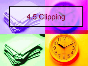 4.5 Clipping