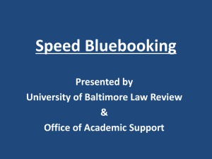 Id - University of Baltimore School of Law