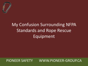 My Confusion Surrounding NFPA Standards and Rope