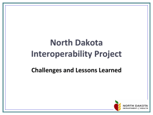 North Dakota Interoperability Project