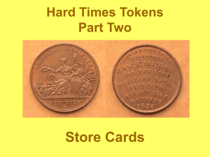 Hard Times Tokens - Augusta Coin Club