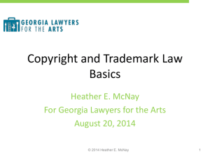 COPYRIGHT AND COPYWRONG - Georgia Lawyers for the Arts