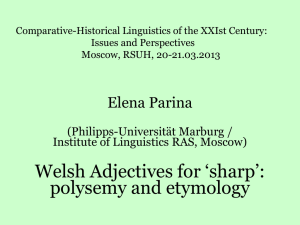 Dr. Elena PARINA (Institute of Linguistics RAS,Moscow): „HALF