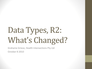 Data Types R1 to R2 Presentation