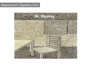 AO1 poetry Mr Bleaney