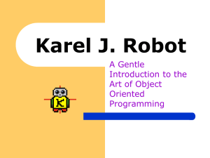 Karel J Robot Chapters 1 and 2 PowerPoint