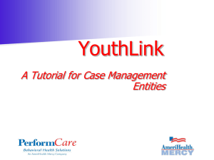 YouthLink - NJ Children`s System of Care