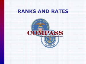 Ranks and Rates - U.S. Naval Sea Cadet Corps