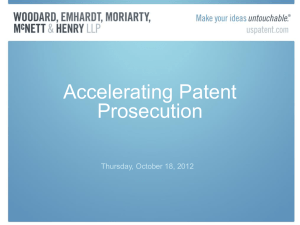 Accelerating Patent Prosecution