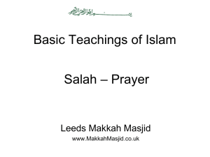Basic Islam 6 – Prayer