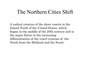 The progress of the Northern Cities Shift in the Inland North [N=71]
