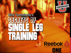 Secrets of Single Leg Training - Nor