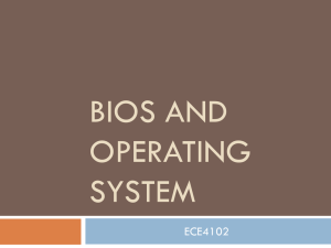 BIOS & Operating Systems