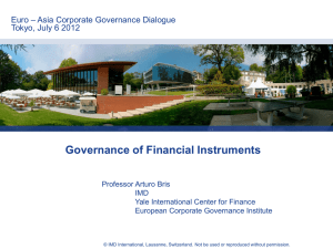 Presentation - European Corporate Governance Institute