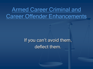 Armed Career Criminal Enhancement