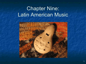 Latin American Music - Missouri State University